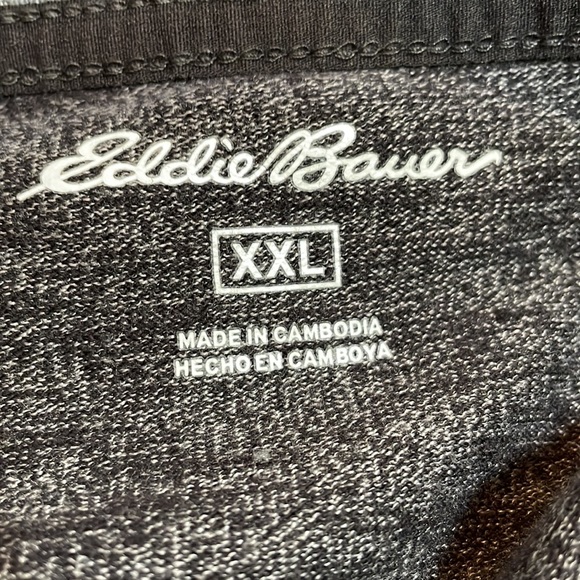 Eddie Bauer Gray Mens Top in XXL - Picture 3 of 13